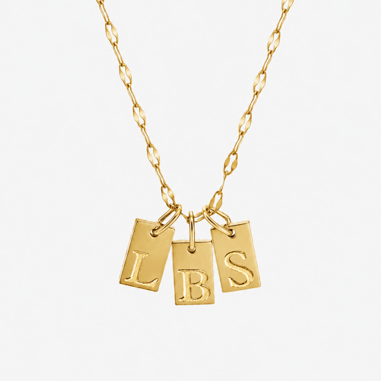 Initial Tag Necklace