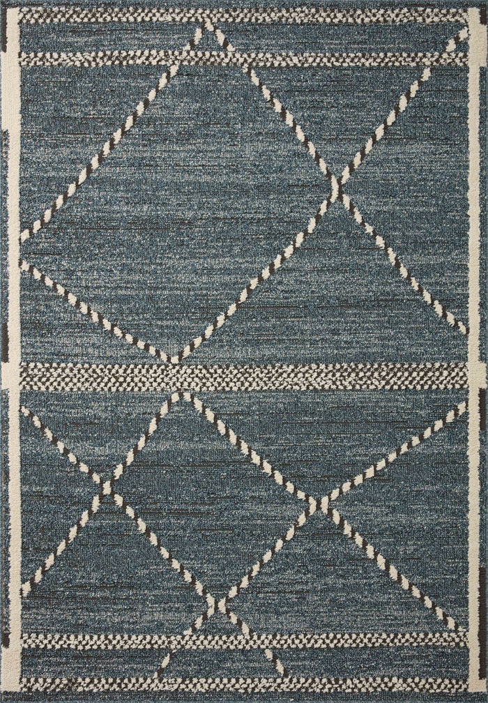 The Rug Corner Loloi II Fabian Denim / Charcoal