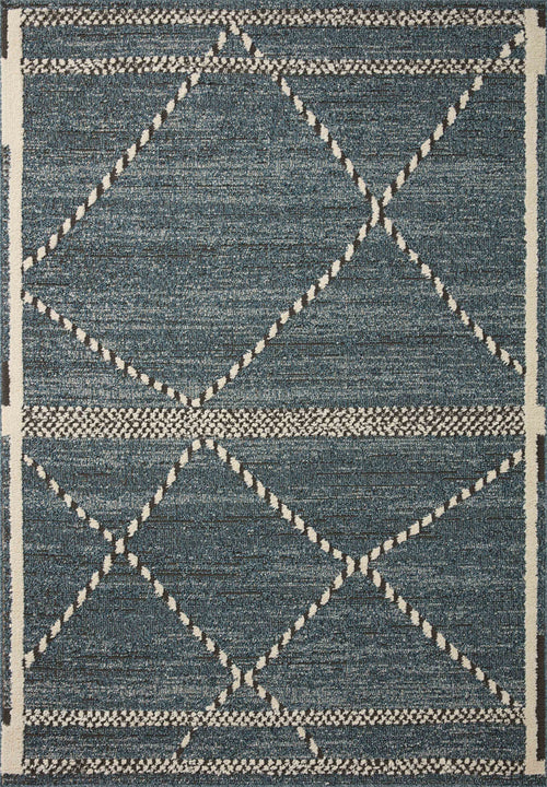 The Rug Corner Loloi II Fabian Denim / Charcoal
