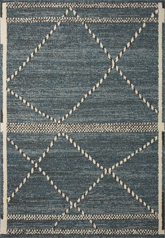The Rug Corner Loloi II Fabian Denim / Charcoal