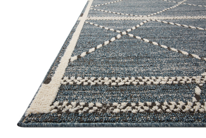 The Rug Corner Loloi II Fabian Denim / Charcoal