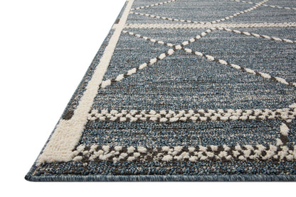 The Rug Corner Loloi II Fabian Denim / Charcoal