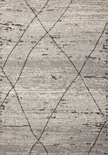 The Rug Corner Loloi II Fabian Grey / Charcoal