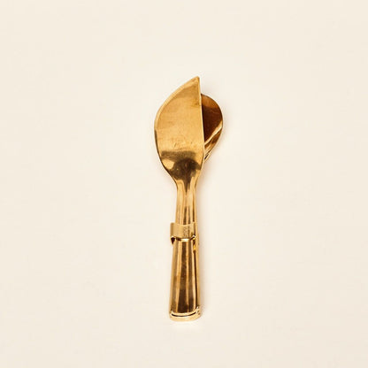 Stacking Brass Flatware, 3-Piece Set
