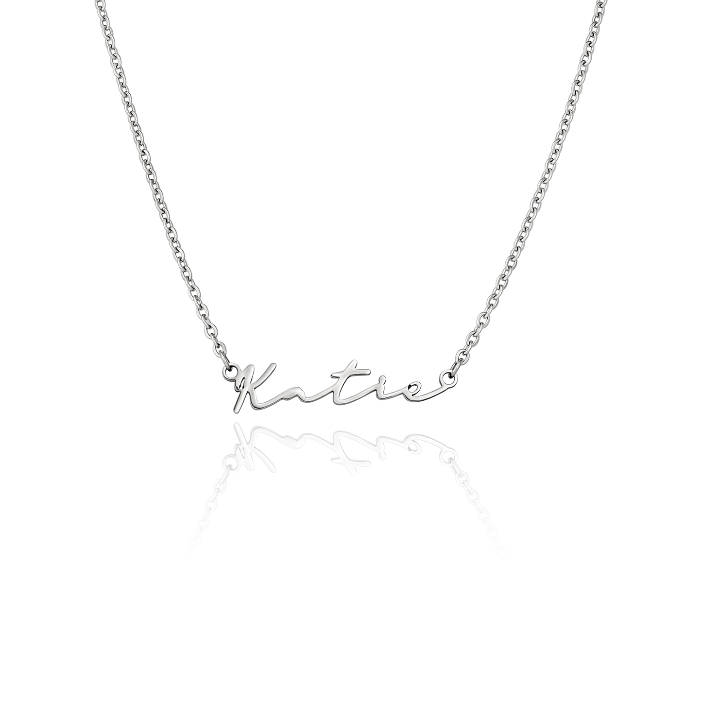 Signature Name Necklace - Silver