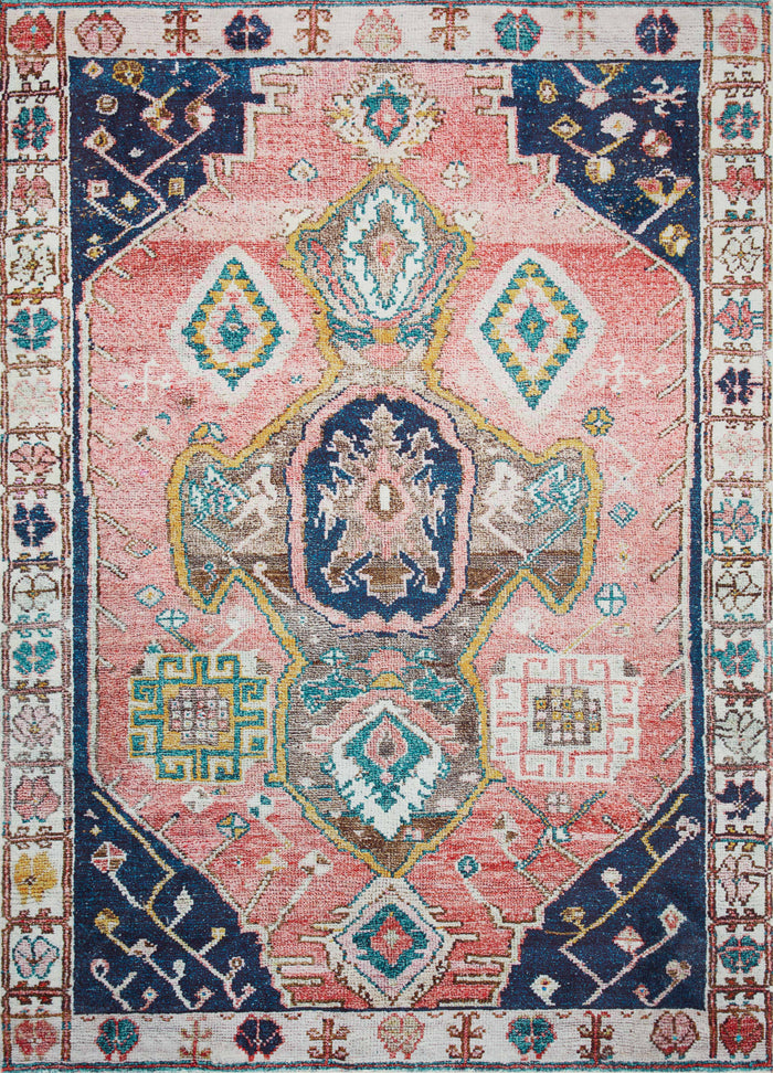 The Rug Corner Loloi II Fiona Rust / Navy