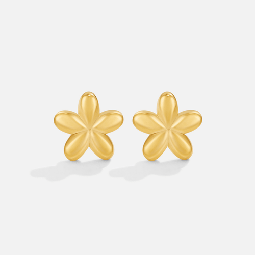 Flower Balloon Stud Earrings