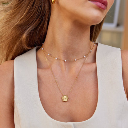 Free Golden Clover Necklace