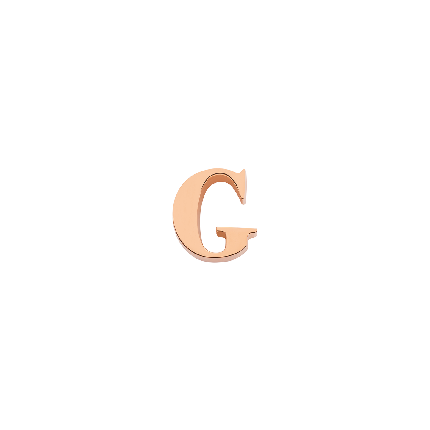 Made Mine Charms - Didot Initial Charm (Rose Gold)
