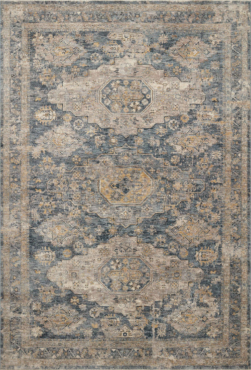 The Rug Corner Loloi Gaia Denim / Taupe
