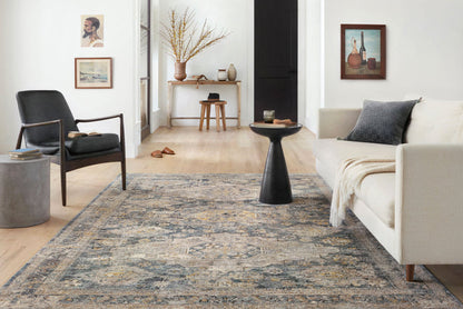 The Rug Corner Loloi Gaia Denim / Taupe