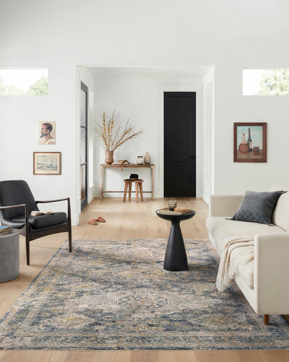 The Rug Corner Loloi Gaia Denim / Taupe