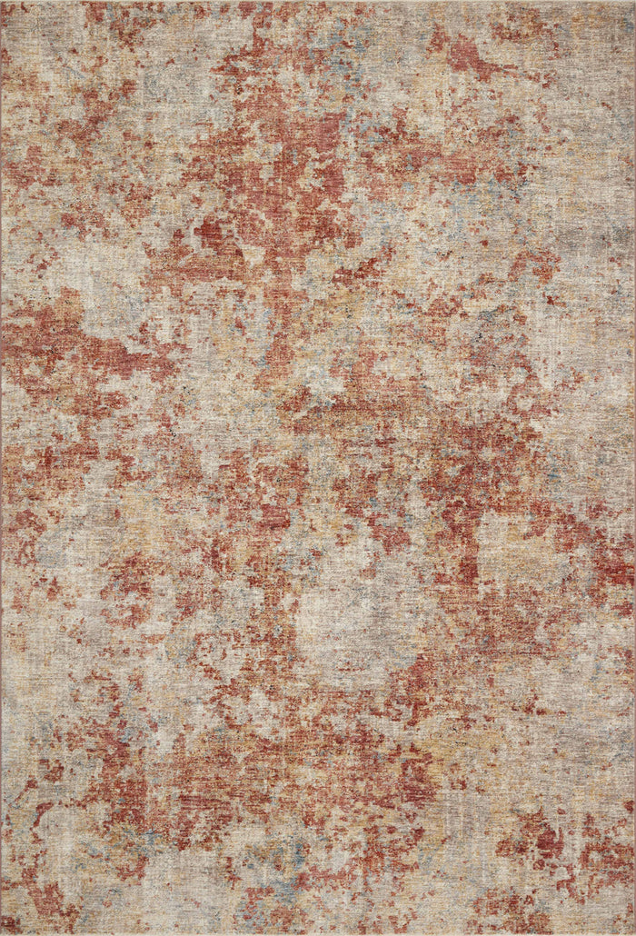 The Rug Corner Loloi Gaia Taupe / Brick