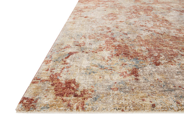 The Rug Corner Loloi Gaia Taupe / Brick