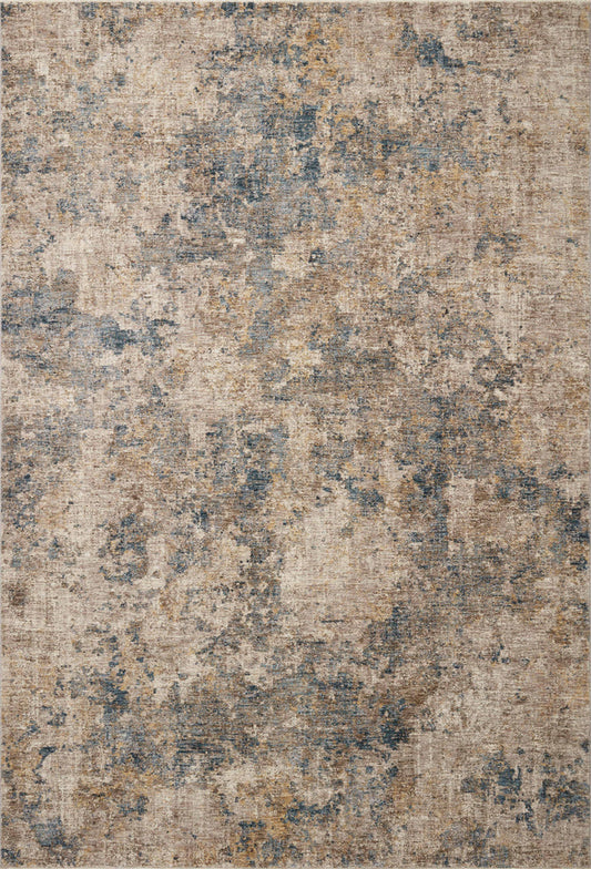 The Rug Corner Loloi Gaia Taupe / Denim