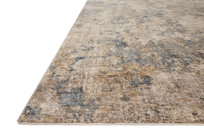 The Rug Corner Loloi Gaia Taupe / Denim