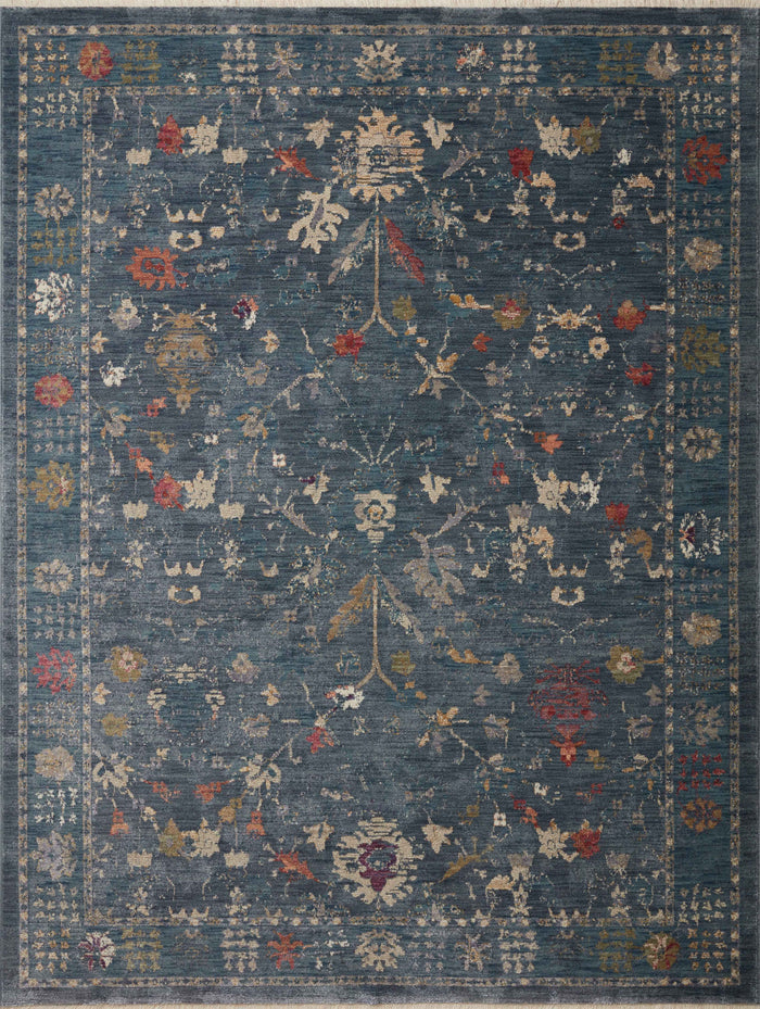 The Rug Corner Loloi Giada Denim / Multi