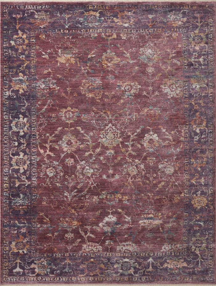 The Rug Corner Loloi Giada Grape / Multi