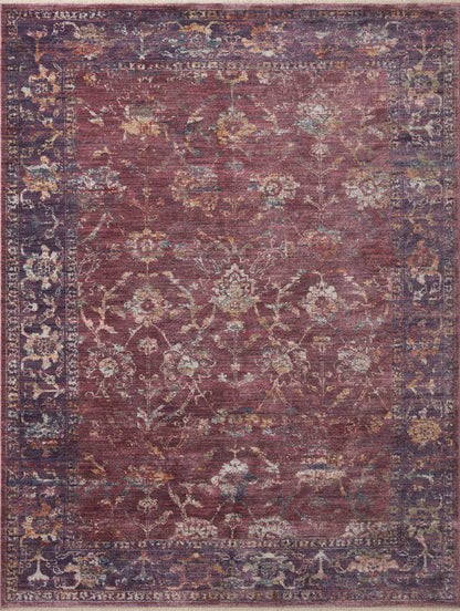 The Rug Corner Loloi Giada Grape / Multi