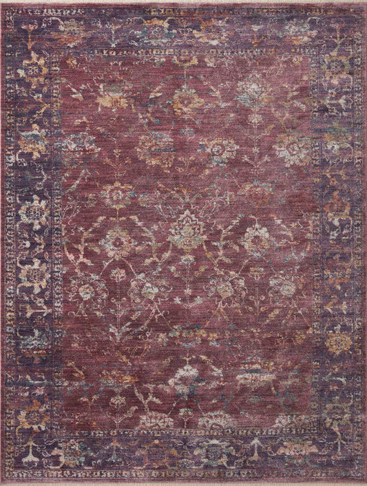 The Rug Corner Loloi Giada Grape / Multi