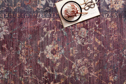 The Rug Corner Loloi Giada Grape / Multi