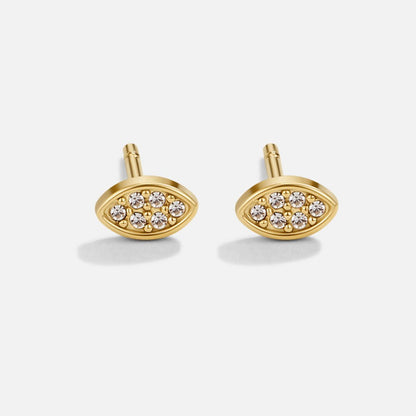 Gold Montana Stud Earrings