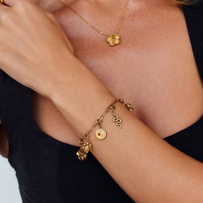 Golden Snake Charm