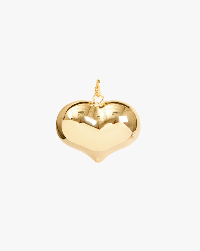 Grande Mylar Heart Charm