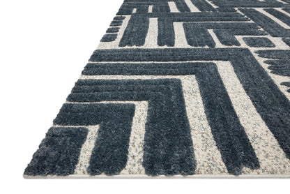 The Rug Corner Loloi II Hagen Blue / White