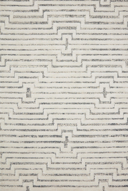The Rug Corner Loloi II Hagen White / Sky