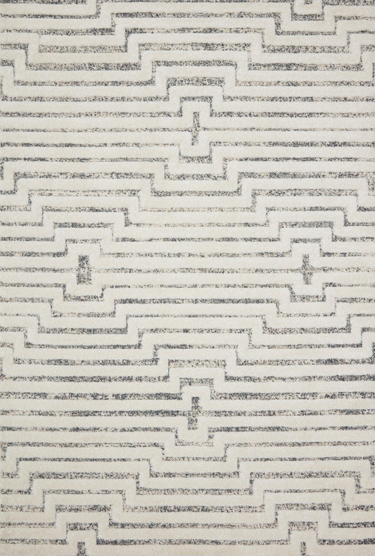 The Rug Corner Loloi II Hagen White / Sky
