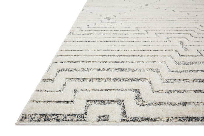 The Rug Corner Loloi II Hagen White / Sky