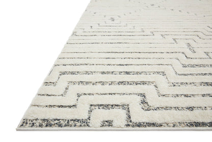 The Rug Corner Loloi II Hagen White / Sky
