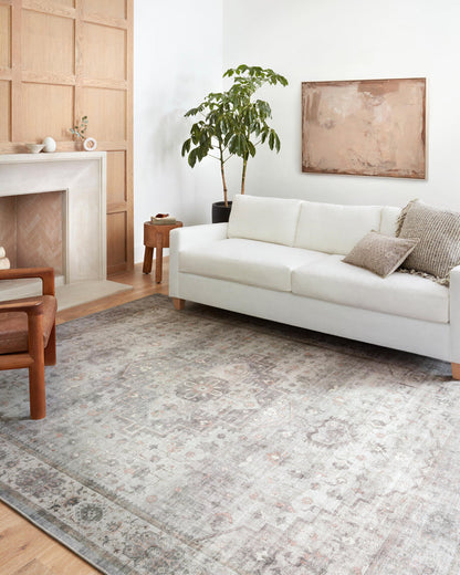 The Rug Corner Loloi II Heidi Dove / Blush