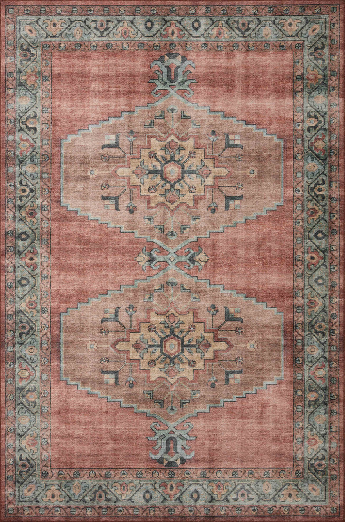 The Rug Corner Loloi II Heidi Spice / Aqua