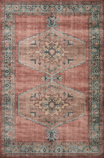 The Rug Corner Loloi II Heidi Spice / Aqua