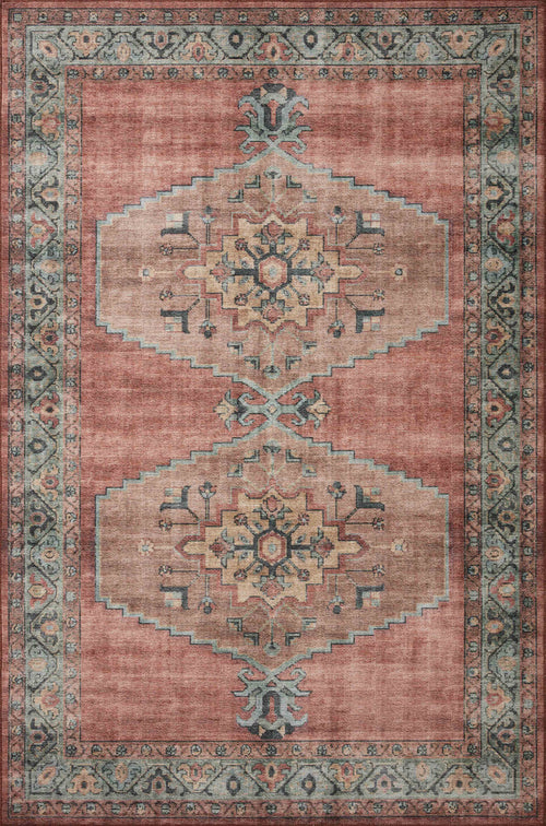 The Rug Corner Loloi II Heidi Spice / Aqua