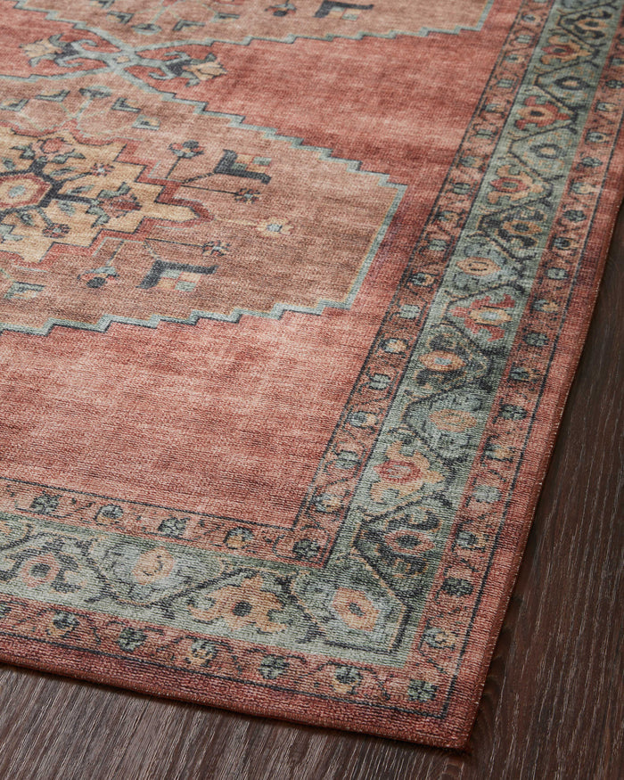 The Rug Corner Loloi II Heidi Spice / Aqua