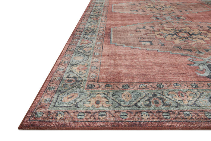 The Rug Corner Loloi II Heidi Spice / Aqua
