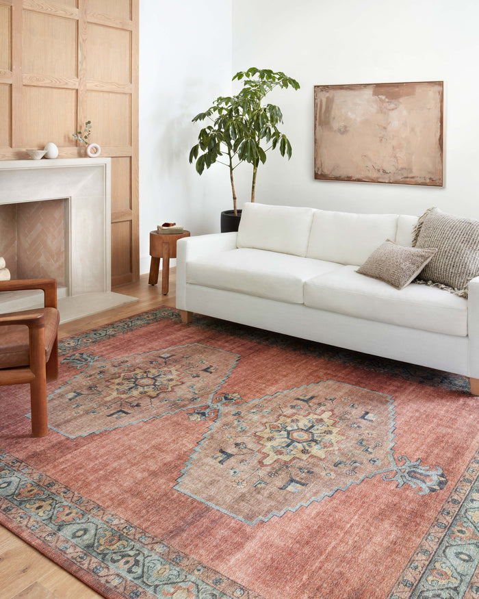 The Rug Corner Loloi II Heidi Spice / Aqua