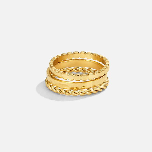 Hella Gold Stacked Ring