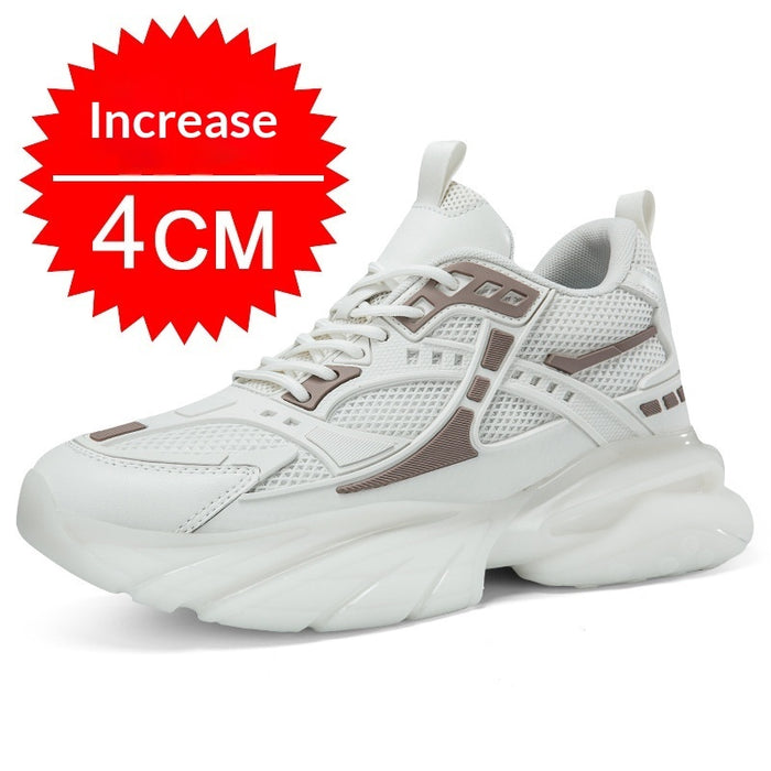 Hidden Wedge Casual Sneakers with Height Lift