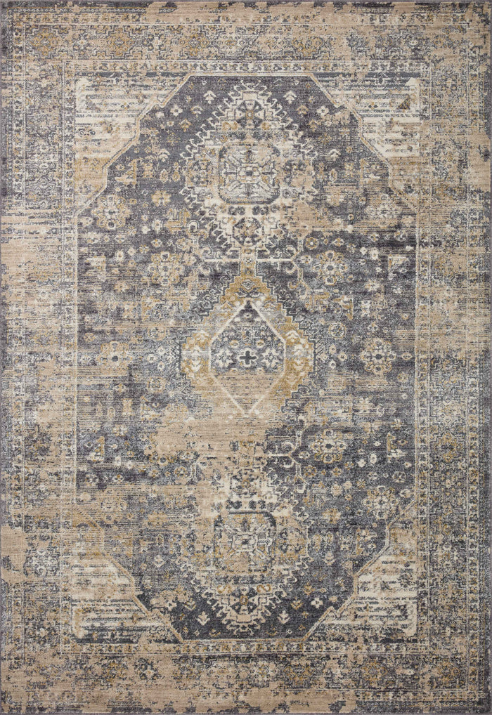 The Rug Corner Loloi Indra Charcoal / Natural