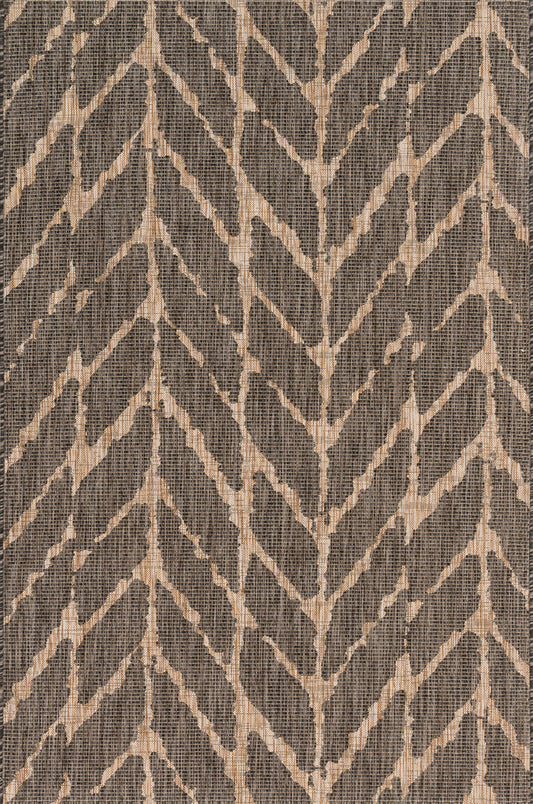 The Rug Corner Loloi Isle Charcoal / Mocha