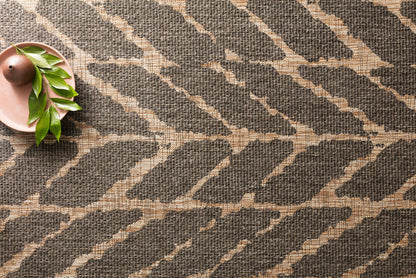 The Rug Corner Loloi Isle Charcoal / Mocha