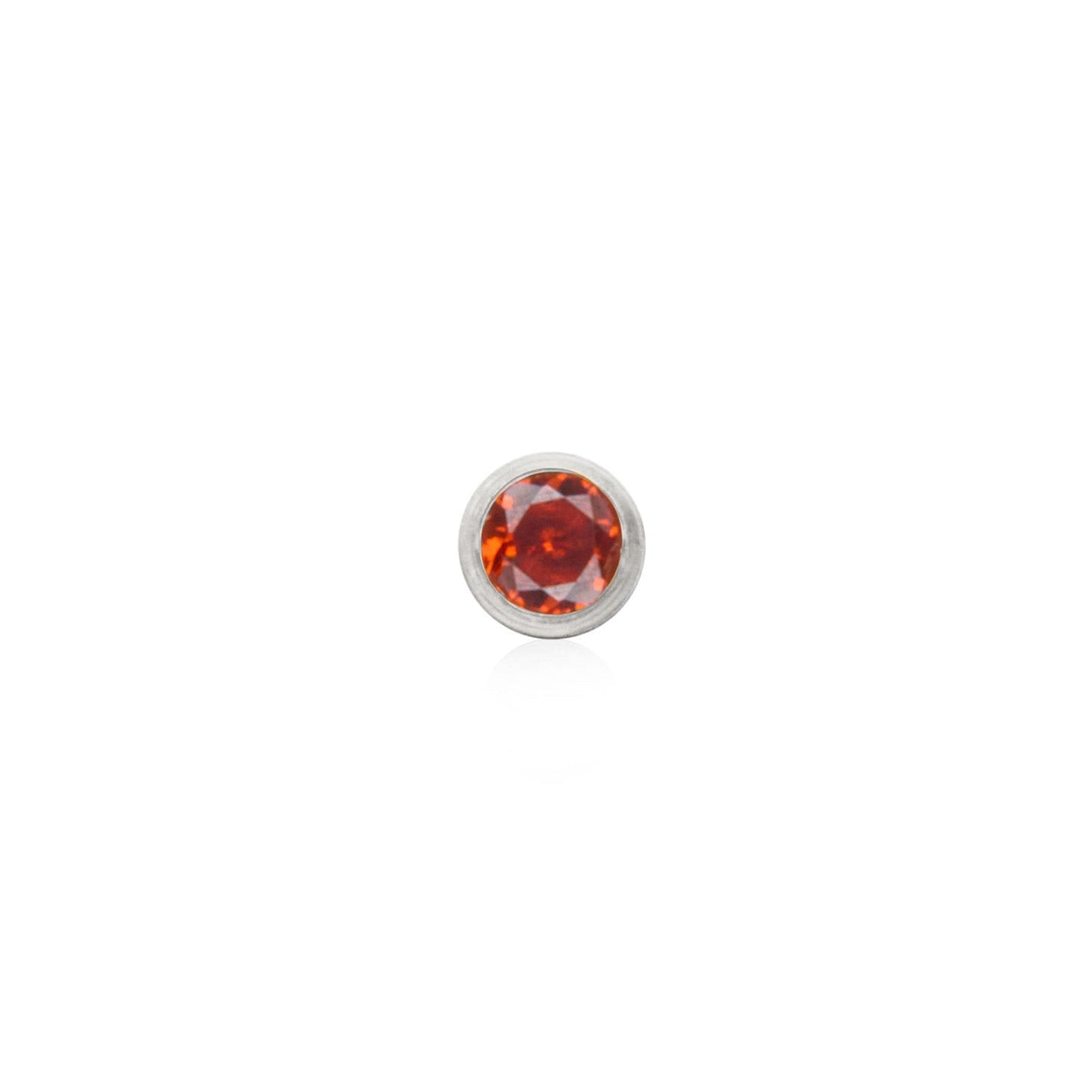 Custom Retro Birthstone (Silver)