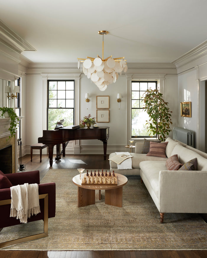 The Rug Corner Jean Stoffer x Loloi Jean Stoffer - Bradbury Dove / Gold Area Rug