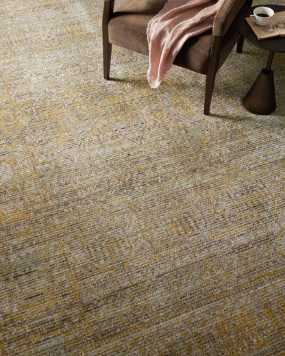 The Rug Corner Jean Stoffer x Loloi Jean Stoffer - Bradbury Dove / Gold Area Rug
