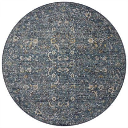 The Rug Corner Jean Stoffer x Loloi Jean Stoffer - Bradbury Ocean / Gold Area Rug