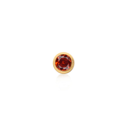 Custom Retro Birthstone (Gold)